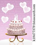 עוגה של חתונה