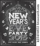 ערב של ראשי השנה, מפלגה, הזמנה, ב, לוח לגיר