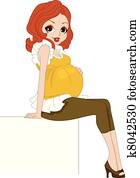 Pregnant Pinup Girl Pregnant Pinup Girl