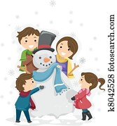 Snowman Family Snowman Family
