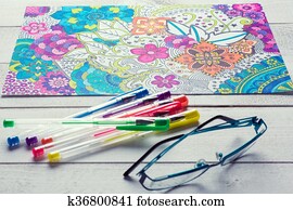Adult coloring books, new stress relieving trend