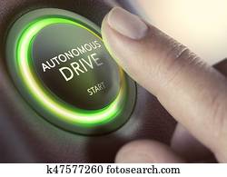 Autonomous Drive, Self-Driving Vehicle Autonomous Drive, Self-Driving Vehicle