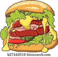 Big hamburger Big hamburger