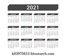 2021 Calendar 2021 Calendar