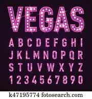 Casino lettering ideas