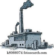 Stock Illustration of Factory for Manufacturing k1132308 - Search EPS