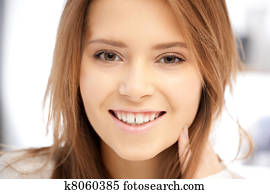 happy and smiling woman