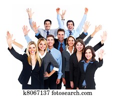 Happy Business people team. Happy Business people team.