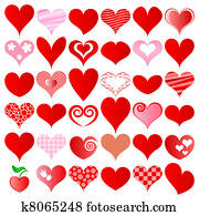 hearts set hearts set