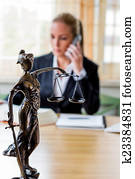 businesswoman in office