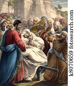 Jesus raises boy from dead Jesus raises boy from dead