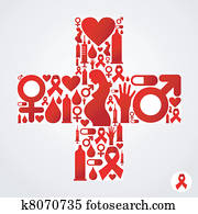 plusz, jelkép, noha, aids, ikon