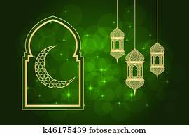 Ramadan, cartão cumprimento