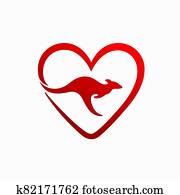 קנגורו, חובבים, לוגו