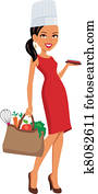  Chef with Groceries