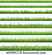 Green Grass Border Green Grass Border