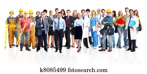 Group of industrial workers. Group of industrial workers.