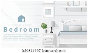 Interior design with Modern bedroom background 5 Interior design with Modern bedroom background 5