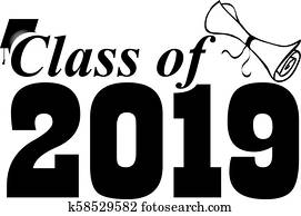 klasse, von, 2019, mit, abstufung kappe klasse, von, 2019, mit, abstufung kappe