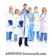 médico, doutores, group.
