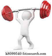 Athlete lifting weights Athlete lifting weights