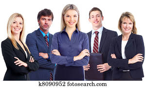 Business people group. Business people group.