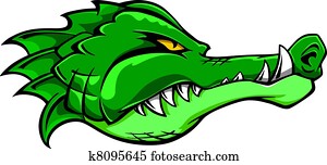 Crocodile mascot Crocodile mascot