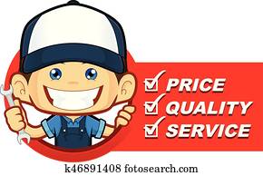 Mechanic with service list Mechanic with service list