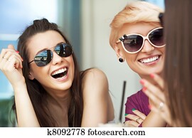 Smiling women Smiling women