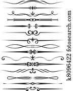 Vintage dividers and borders Vintage dividers and borders