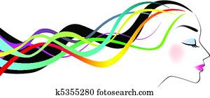 美麗的婦女, 臉