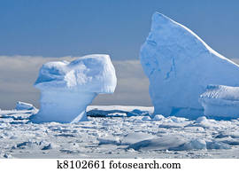 Antarctic glacier Antarctic glacier