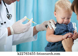 criança, vacinação
