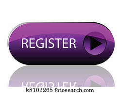 Vector purple register button Vector purple register button