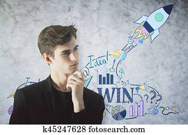 Young entrepreneur concept Young entrepreneur concept
