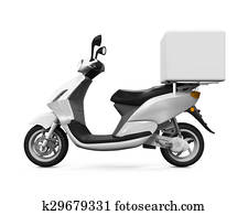 אופנוע, קופסה של משלוח