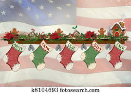 צבא, גרבים של חג ההמולד