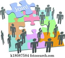 参加しなさい, 社会, 会社, 人々, 困惑