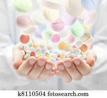 Colorful pills Colorful pills