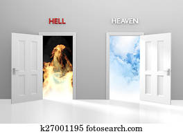 Doors to heaven and hell Doors to heaven and hell