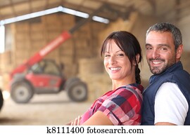 Farmer couple Farmer couple