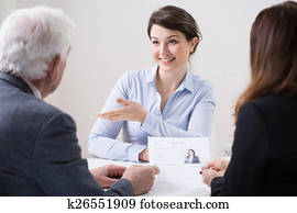 Human resources team during job interview Human resources team during job interview
