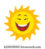 Sun with smile Sun with smile
