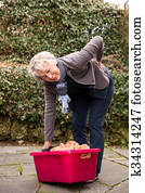 woman with back pain woman with back pain