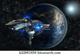 חללית, צי, לעזוב, הארק