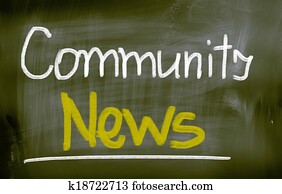 comunidade, notícia, conceito