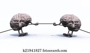 human brains and war rope