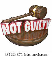 Not Guilty Judge Decision Acquital Innocent Verdict Not Guilty Judge Decision Acquital Innocent Verdict