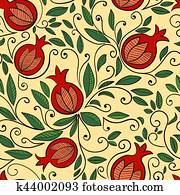 Pomegranate seamless pattern Pomegranate seamless pattern