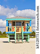 South Beach Miami Lifeguard Tower 